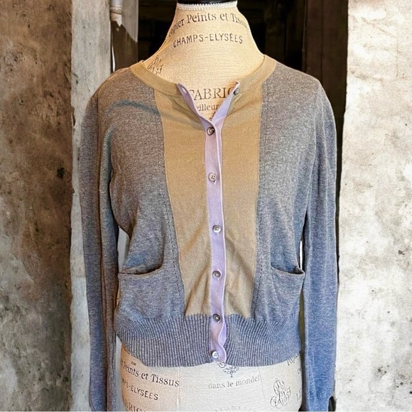 Simply Vera by Vera Wang Super soft and light cardigan button up Women’s size L - Picture 5 of 17
